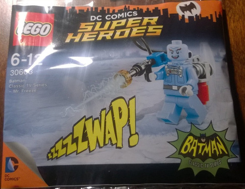 Minifigura De Lego Batman 1966 Mr.freeze 30603 En Bolsa De P