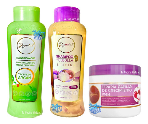 Shampoo + Acondicionador +terap - mL a $82