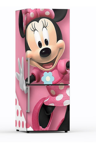 Adesivo Premium Envelope De Geladeira Minnie Rosa Linda 2023