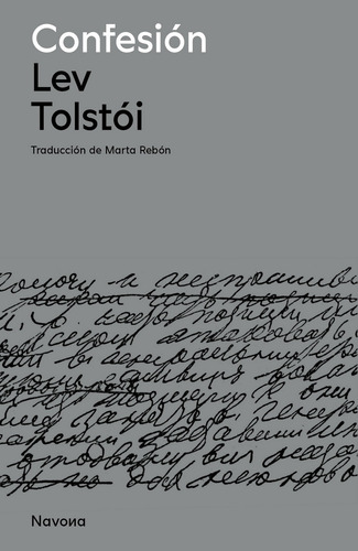 Libro Confesión - Lev Tolstói