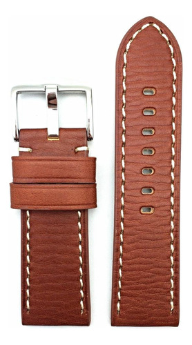 Correa De Cuero Marrón 26 Cm Compatible Con Panerai Watch