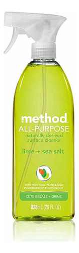 Limpiador Multiusos Líquido Method All Purpose Lima y Sal de mar en Spray 828ml