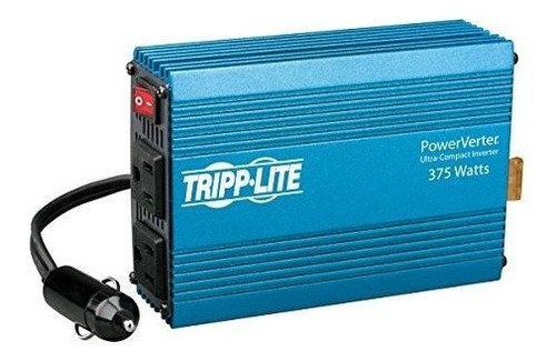 Tripp Lite 375w Car Power Inverter Con 2 Tomas De Corrient