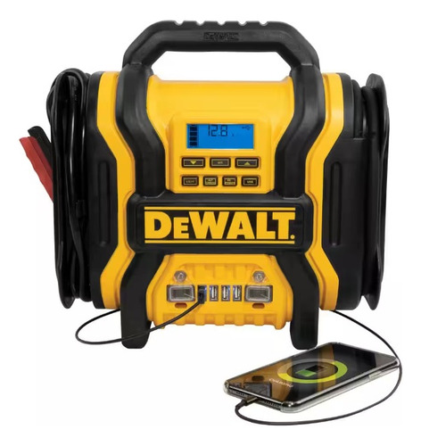 Arrancador Auxiliar Auto De 1600 Amp Dewalt Usb 15w, 120psi