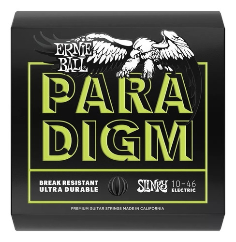 Cuerdas Ernie Ball Guitarra Eléctrica 10-46 Paradigm 2021