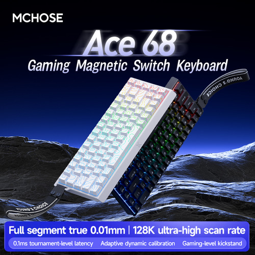 Teclado Rgb De Eje Magnético Para Juegos Mchose Ace 68, Inte