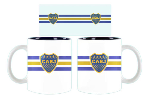 Taza Boca Juniors Personalizada Con Tu Nombre Nro16