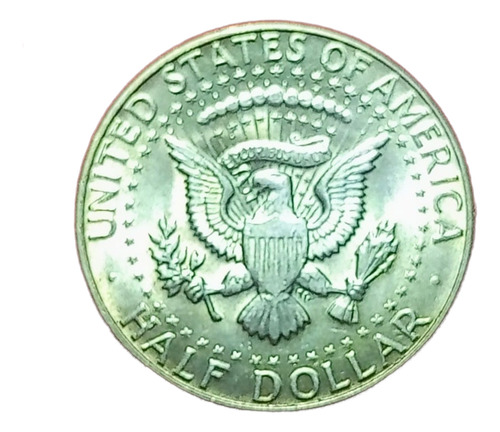 Moneda Estados Unidos 1/2 Dolar Kennedy 1965 Km 202 Vf+ (Usado)