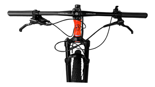 Imagem 3 de 3 de Bicicleta Absolute 12v Nero 29 Laranja Trava No Guidão Hid