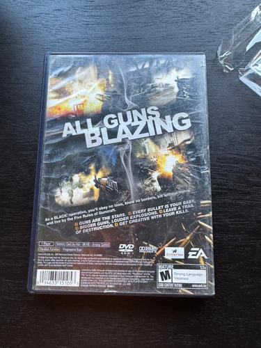 Black Playstation 2 Original Ps2 Electronic Arts (Usado)