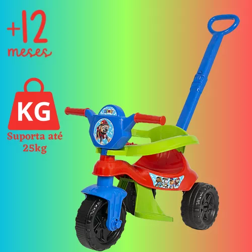 Motoca Infantil Velotrol Tico Tico Vermelho Menino Triciclo