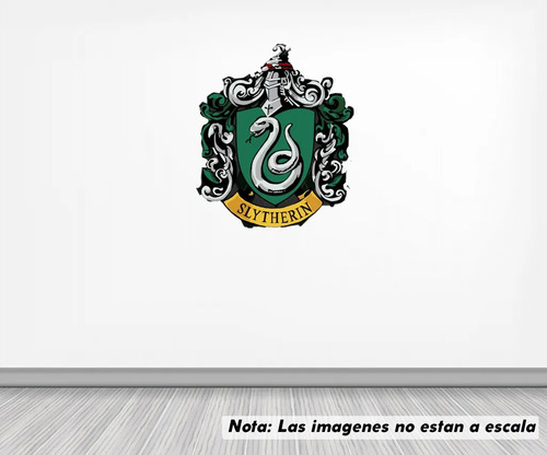 Vinil Sticker Pared 30 Cm. Lado Slytherin Potter Modld0002