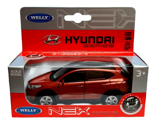 Hyundai Tucson A Friccion Metalico 12cm  Welly