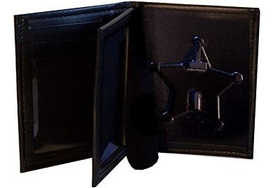 Florida Sheriff Cinco Puntos Star Hidden Badge Wallet