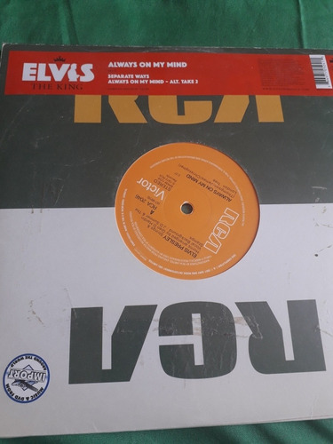 Elvis Presley - Always On My Mind Sencillo En Disco Vinil