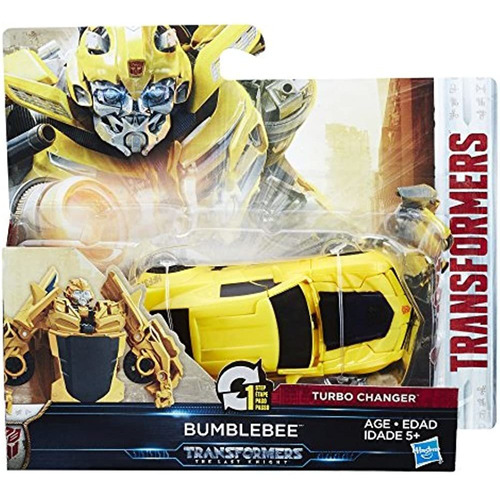 Transformadores The Last Knight 1step Turbo Changer Bumblebe