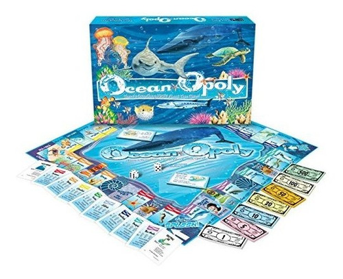 Late For The Sky Ocean-opoly Monopoly Juego De Mesa