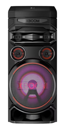 Torre De Sonido LG Rnc7 Negro Bluetooth 1000w Fm