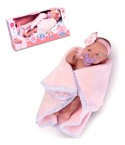 Boneca Roma Babies Maternidade 35cm Acessórios 5055 - Roma