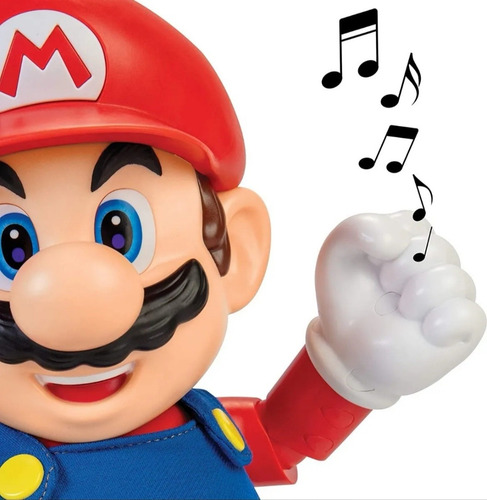Super Mario Bros It's A Me Mario, Figura Articulada Sonido (Usado)