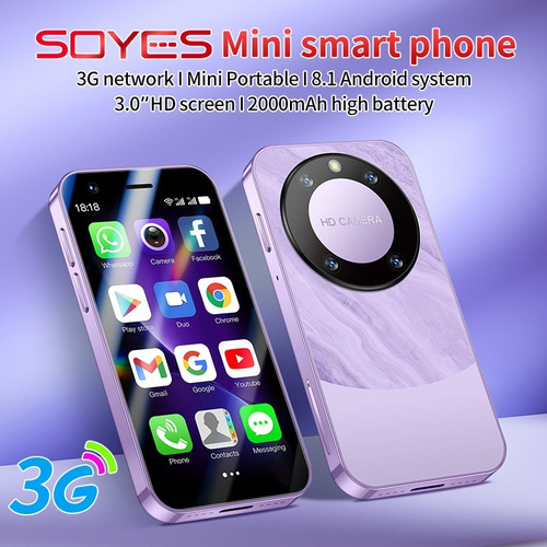 Mini Teléfono Inteligente Android F8 Pro Max, Doble Sim,