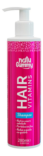 Shampoo De Crescimento Hair Vitamins Natu Gummy 280ml