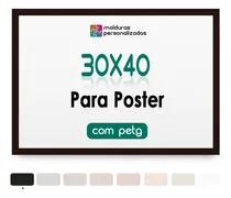 Comprar Moldura 30x40 A3 Poster Decoração Arte Casa Foto Com Petg
