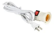 Comprar Cable Extensión Lampara Socket Interruptor Enchufe 7 Metros