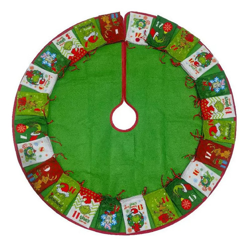 Grinch, Soporte Para Árbol De Navidad, Calendario Decorativo