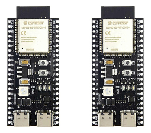 2 Placas De Desarrollo Esp32 Esp32-s3 Wifi+ Iot Dual -c Core