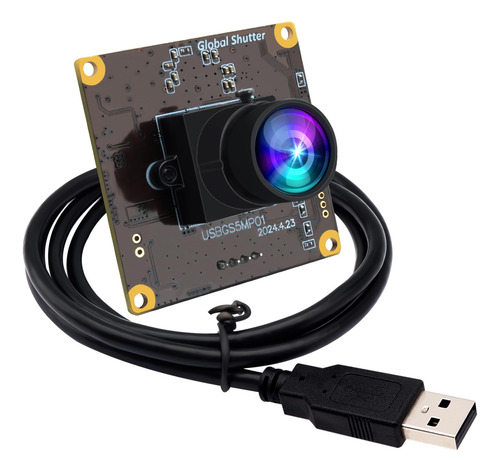 Cámara Usb Elp De 5mp Con Obturador Global Y 50 Fps Para Com