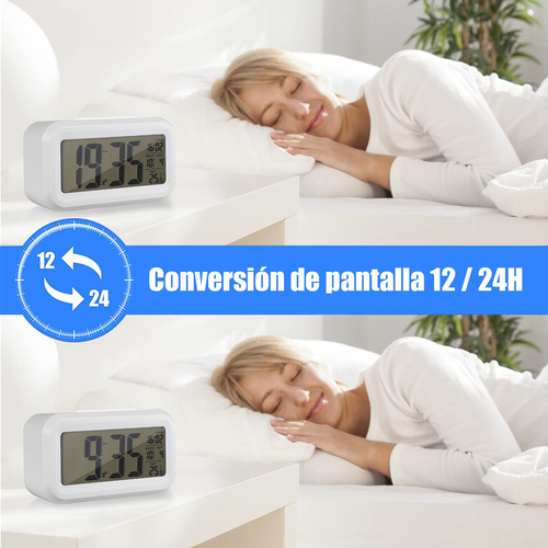 Reloj Despertador Con Números,reloj Inteligente Digital Led