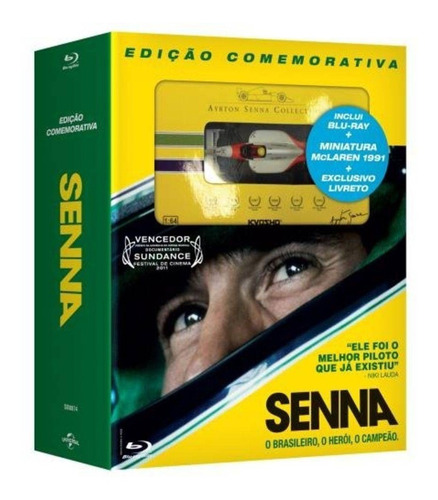 Blu Ray Senna -  Ed. Comemorativa - C/miniatura - Lacrado