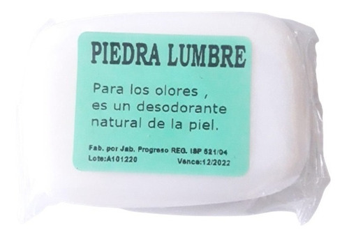 Jabón Artesanal Piedra Alumbre (desodorante Y Eliminaolores)