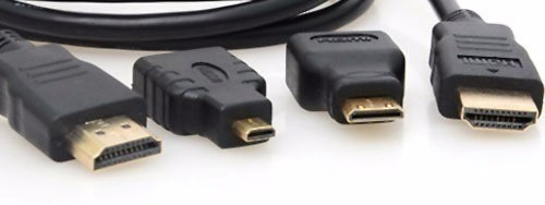 Imagem 3 de 5 de Cabo Hdmi 3 Em 1 Adaptador Hdmi Micro E Mini 1.5m 1080p