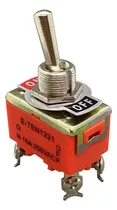 Comprar 10x Chave Alavanca Ligau002Fdesliga Kn 1221 15a 250v Kn-1221