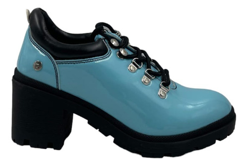 Zapato Azul Charol Mujer Z16-20s005