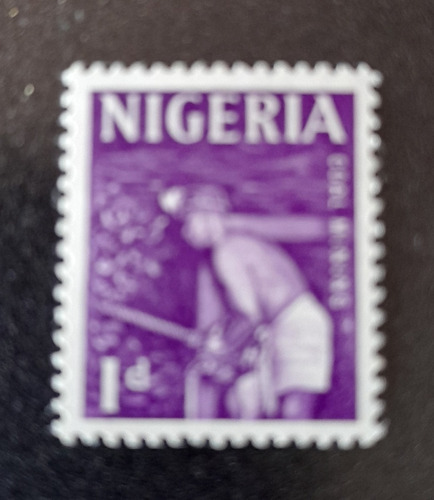 Sello Postal - Nigeria - Iconos Nacionales 1961