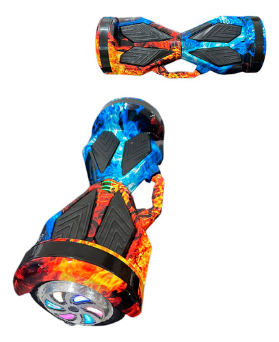 Hoverboard Overboard Skate Elétrico 8  Bluetooth Com Led
