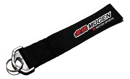 Llavero Cinta 20 X 4 Cm Honda Mugen Power Negro