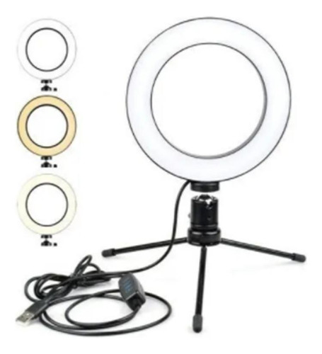 Iluminador Led Ring Light 6 Polegadas 16cm Qualidade Boa