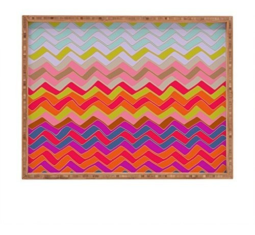 Deny Designs Sharon Turner Geo Chevron Bandeja Rectangular P