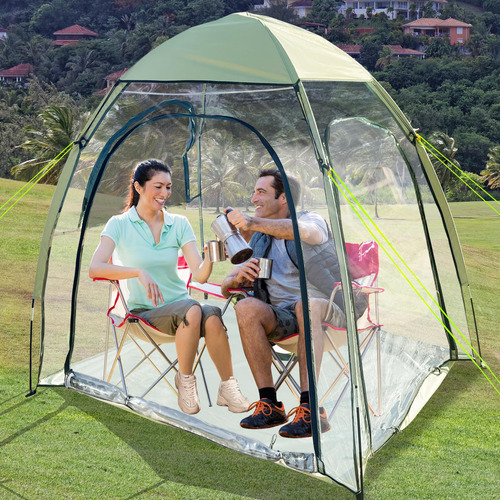 Carpa Transparente Grande Para 2 Personas Impermeable Y Id