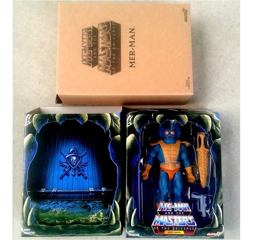 Aquático Masters Universe Filmation Super 7 Mer-man He-man