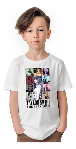 Polera Niños Taylor Swift Eras Tour 100% Algodón Wiwi