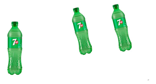 Refresco 7up Sabor Lima Limón 600 Ml 3pzas