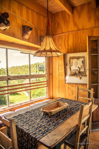 Imagen 2 de 14 de Cabaña En Alquiler Villa Serrana, Estufa A Leña, Piscina, Maravillosas Vistas.