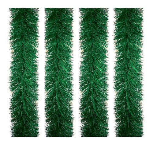 Imagen 1 de 10 de Guirnalda Boa Navidad Muerdago 9 Cm X 2 Mts Deco Navideña