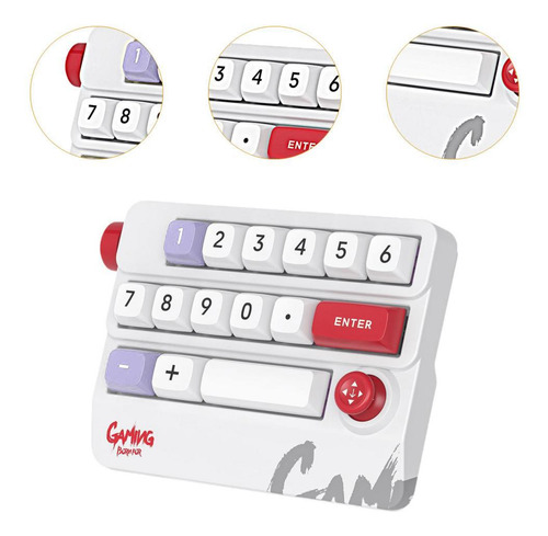 Teclado Mecánico De Teclado De Juego Numérico 19 Teclas