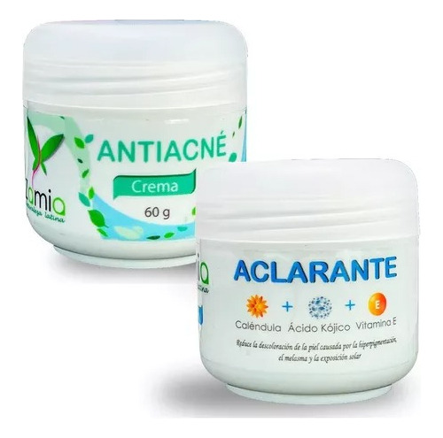 Kit Crema Aclarante Y Anti Acné - g a $1500